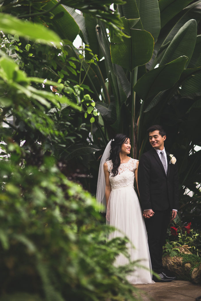 bride and groom portrait