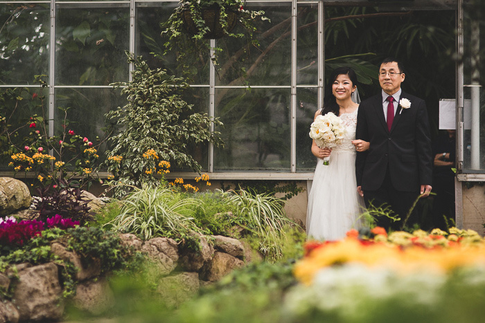 Centennial Conservatory wedding ceremony