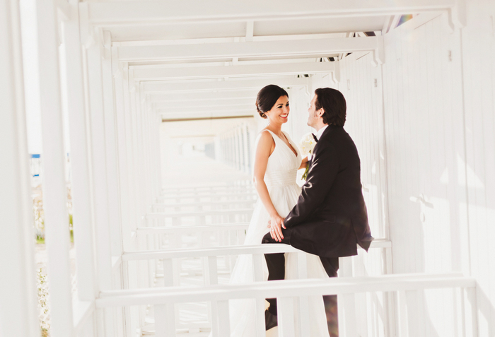 bride and groom portrait