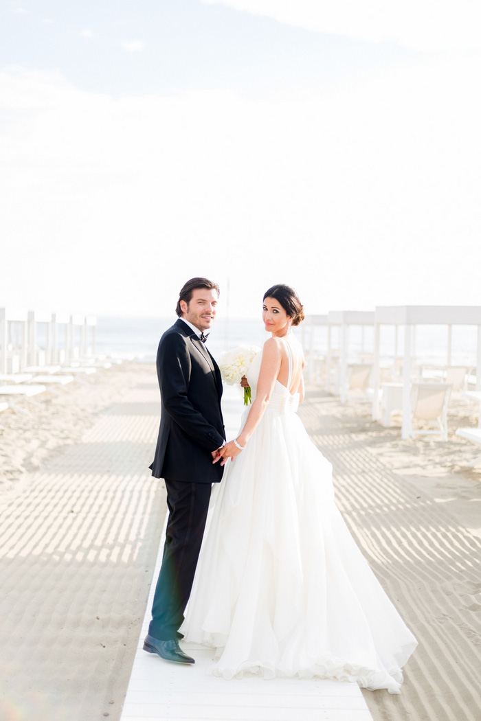 bride and groom portrait