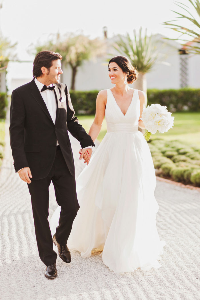 bride and groom portrait