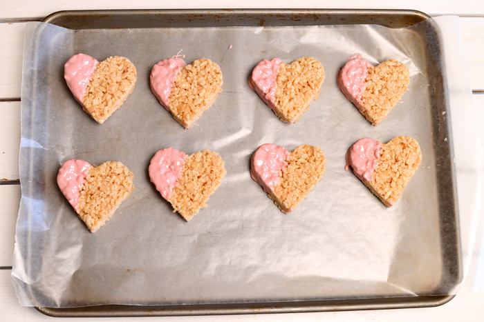 rice krispies treats hearts