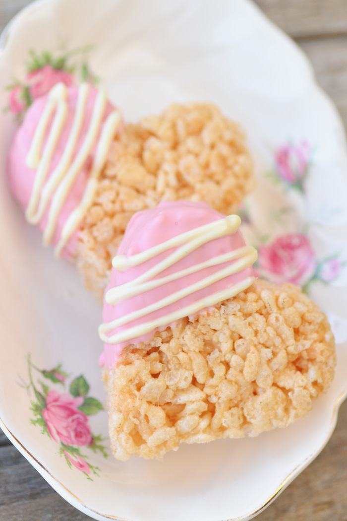 rice krispie treat hearts