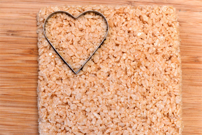 rice krispies treats hearts