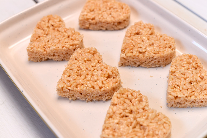 rice krispies treats hearts