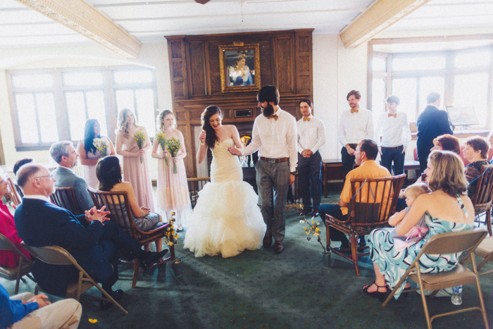 Community Center wedding ceremony