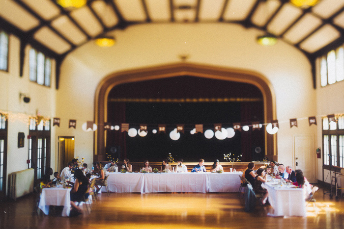 community centre wedding reception