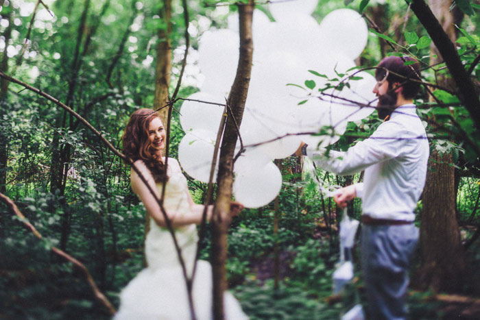 bride and groom first look