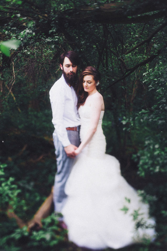 bride and groom portrait