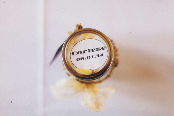 preserve wedding favor label