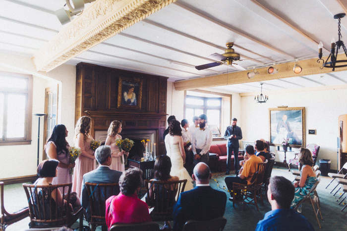 Community Center wedding ceremony