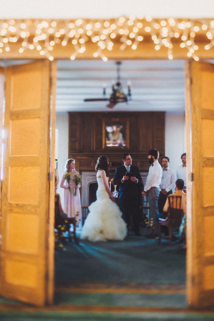 Community Center wedding ceremony