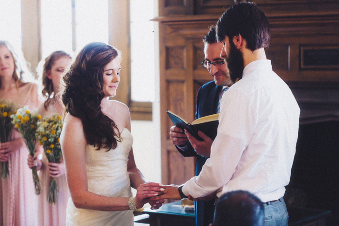 Community Center wedding ceremony