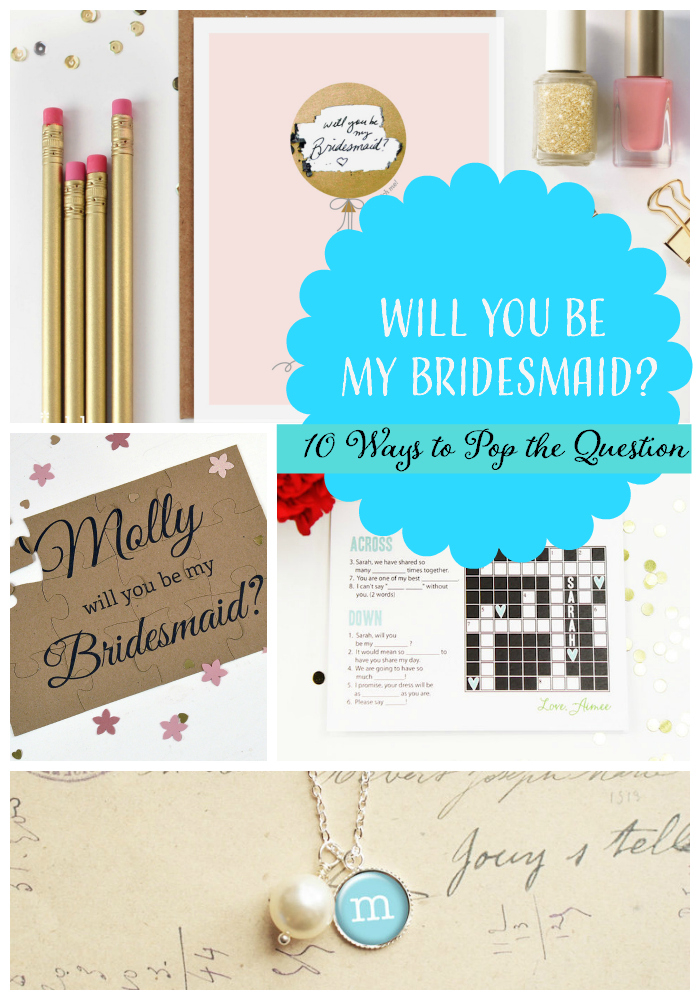 will you be my bridesmaid