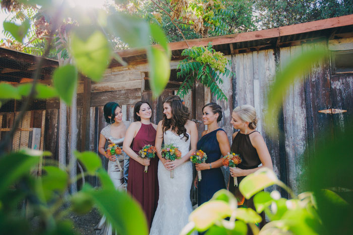 bridal party portrait