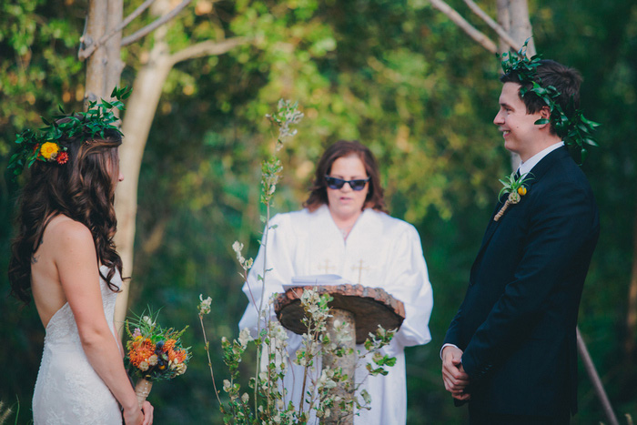 outdoor wedding ceremony