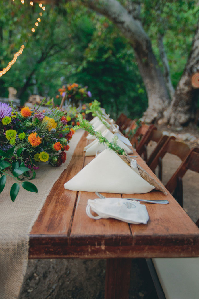 rustic tablescape