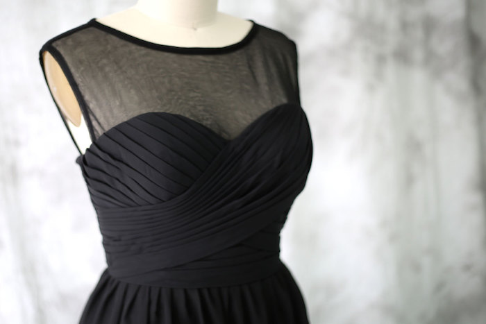 black-bridesmaid-dress