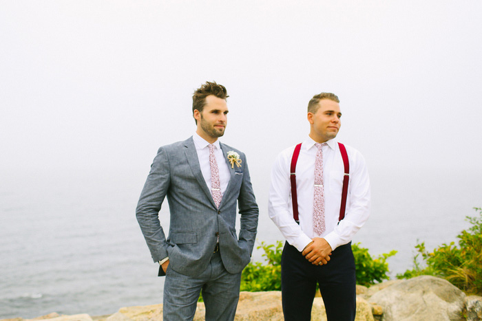 groom waiting at the altar for his bride