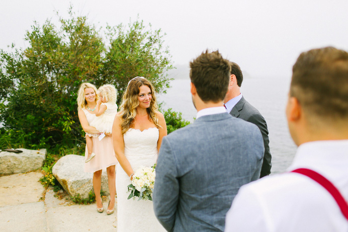 outdoor cape cod wedding ceremony