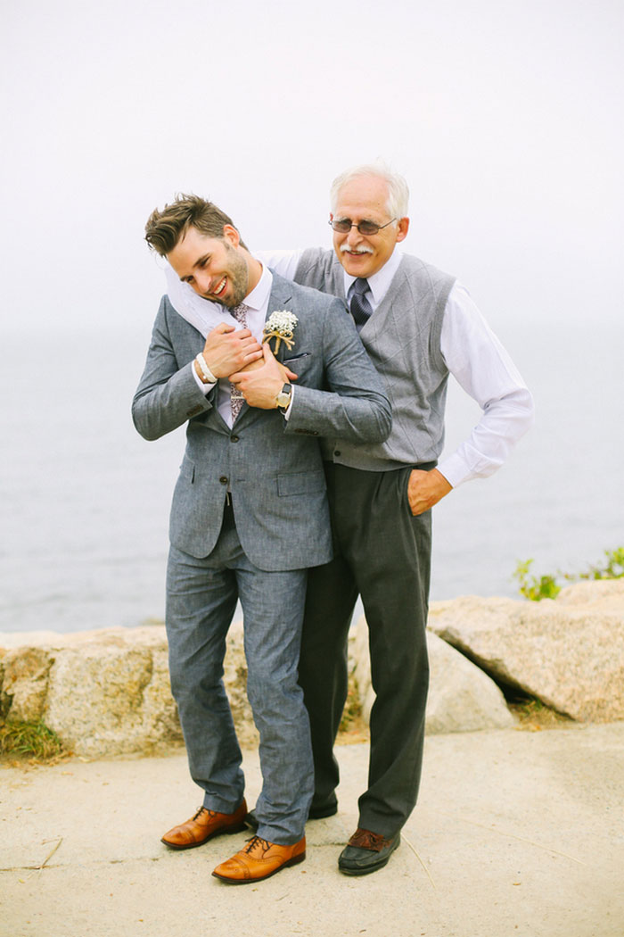 groom with father