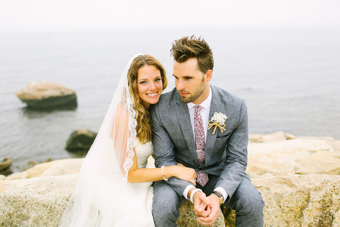 bride and groom portrait