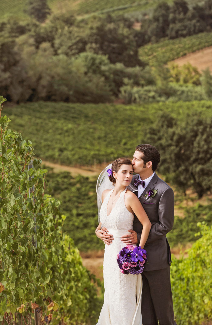 Tuscan wedding portrait