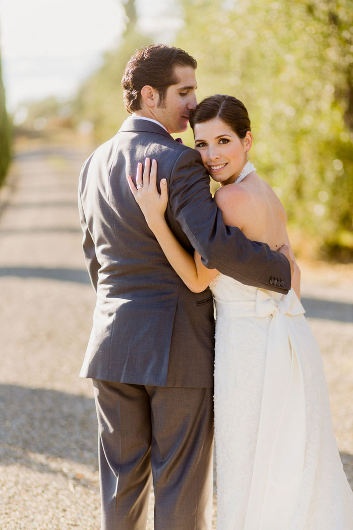 bride and groom portrait