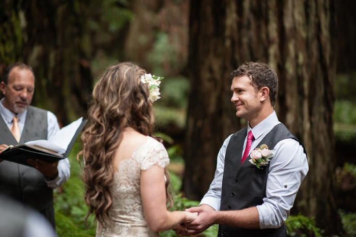 Redwoods State Park wedding ceremony