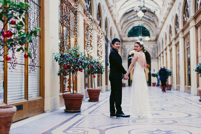 bride and groom portrait