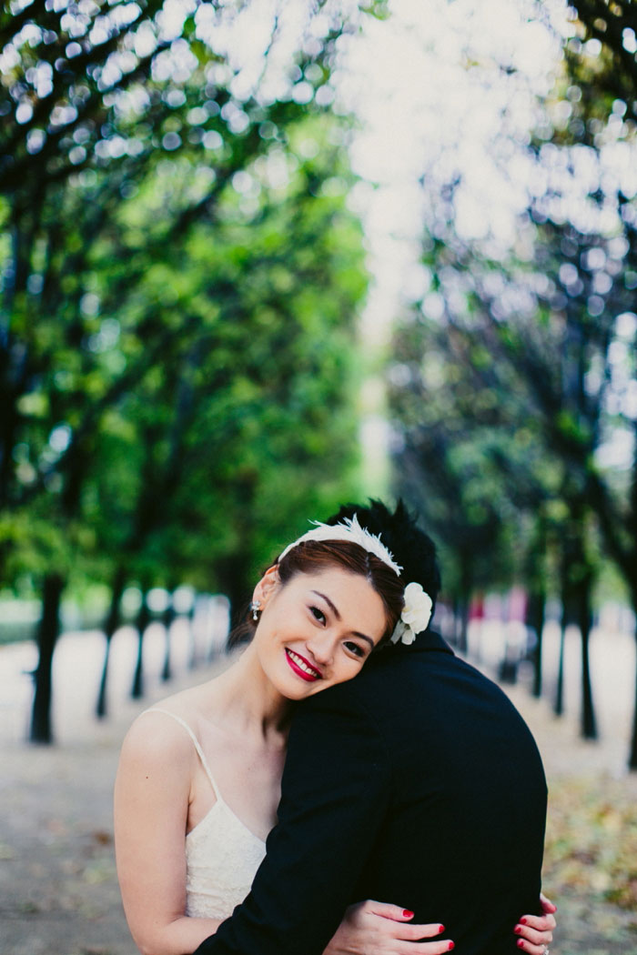 Paris wedding portrait