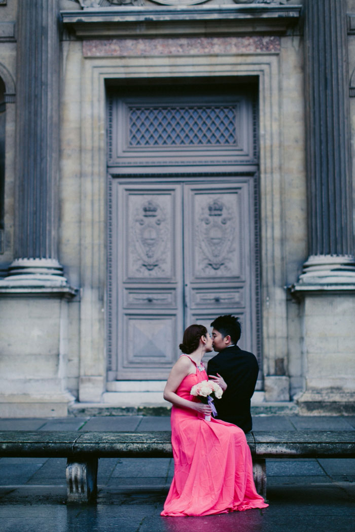 Paris wedding portrait