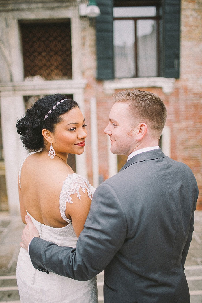 bride and groom portrait