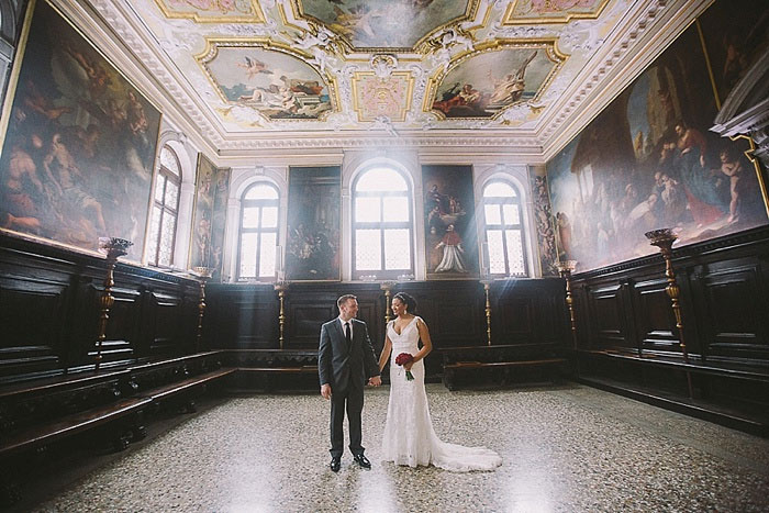 bride and groom portrait