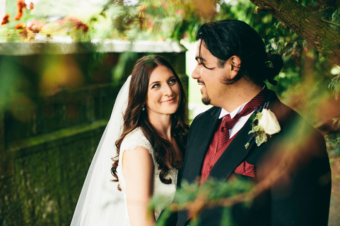 bride and groom portrait