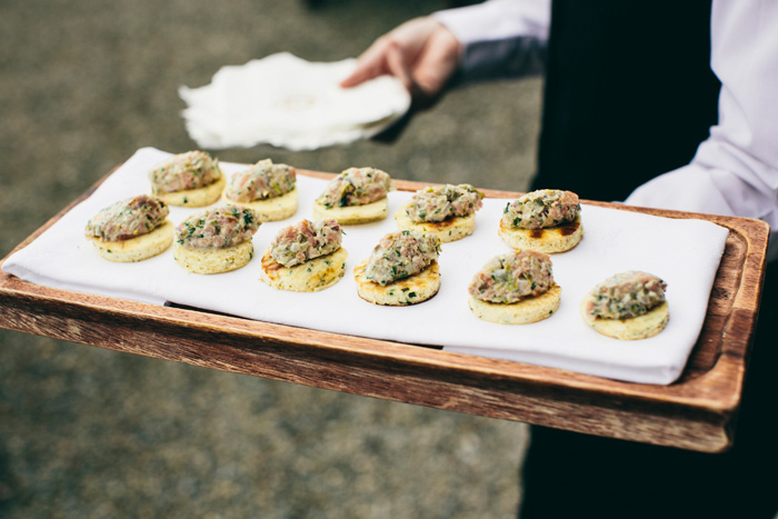 wedding canapes