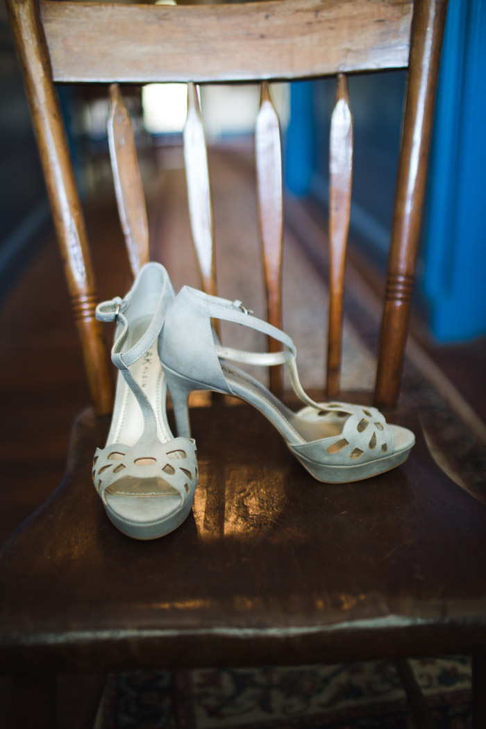 white wedding shoes