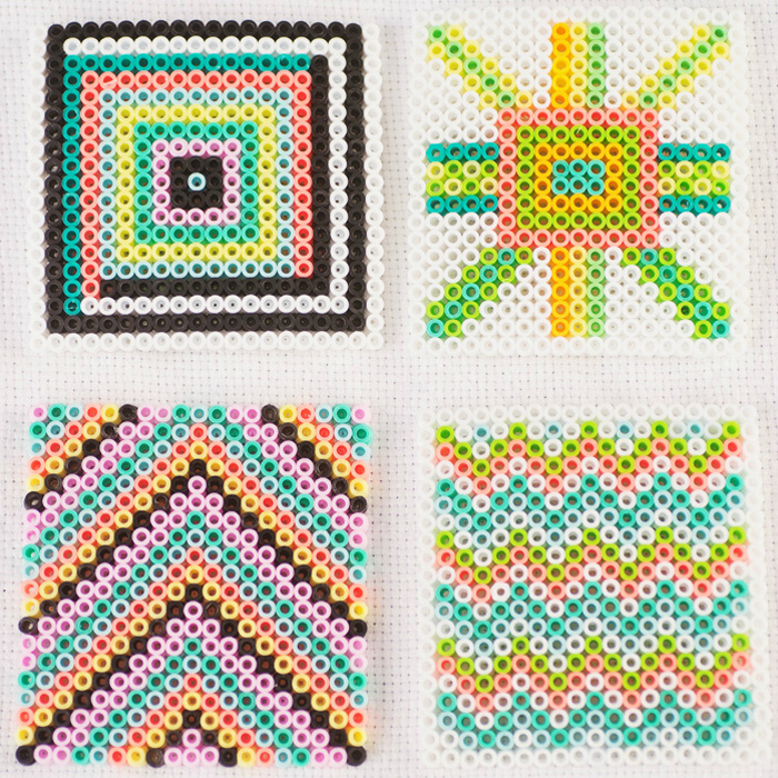 DIY Perler Bead Coasters