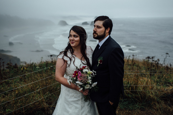 bride and groom portrait