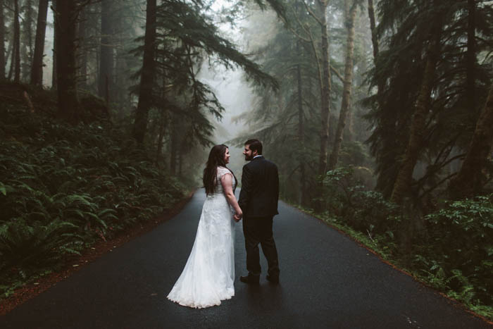 Arielle And Dustin S Foggy Oregon Coast Elopement