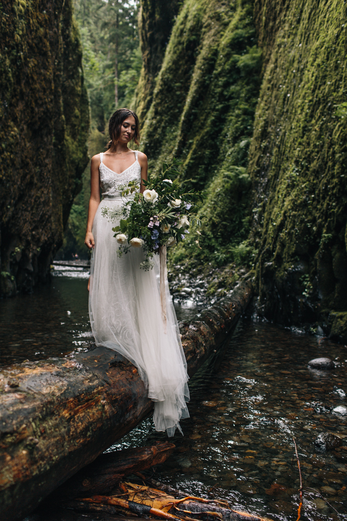 Oregon styled elopement