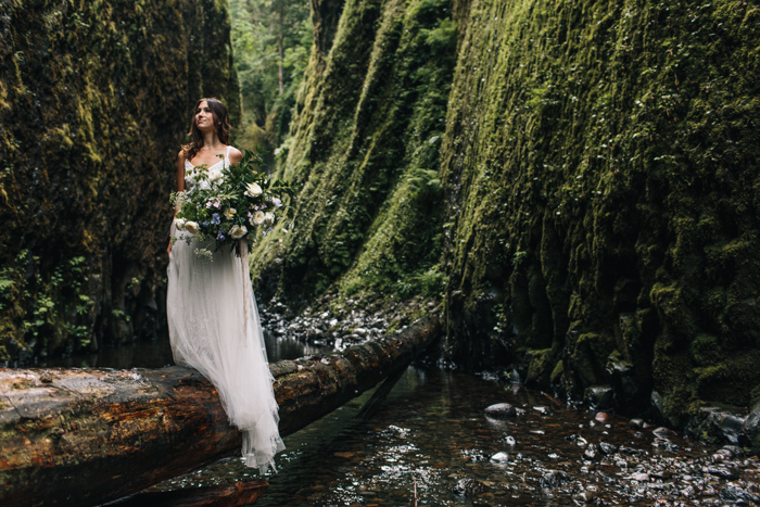 Oregon styled elopement