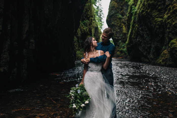 Oregon styled elopement