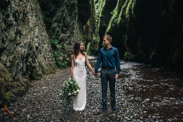 Oregon styled elopement