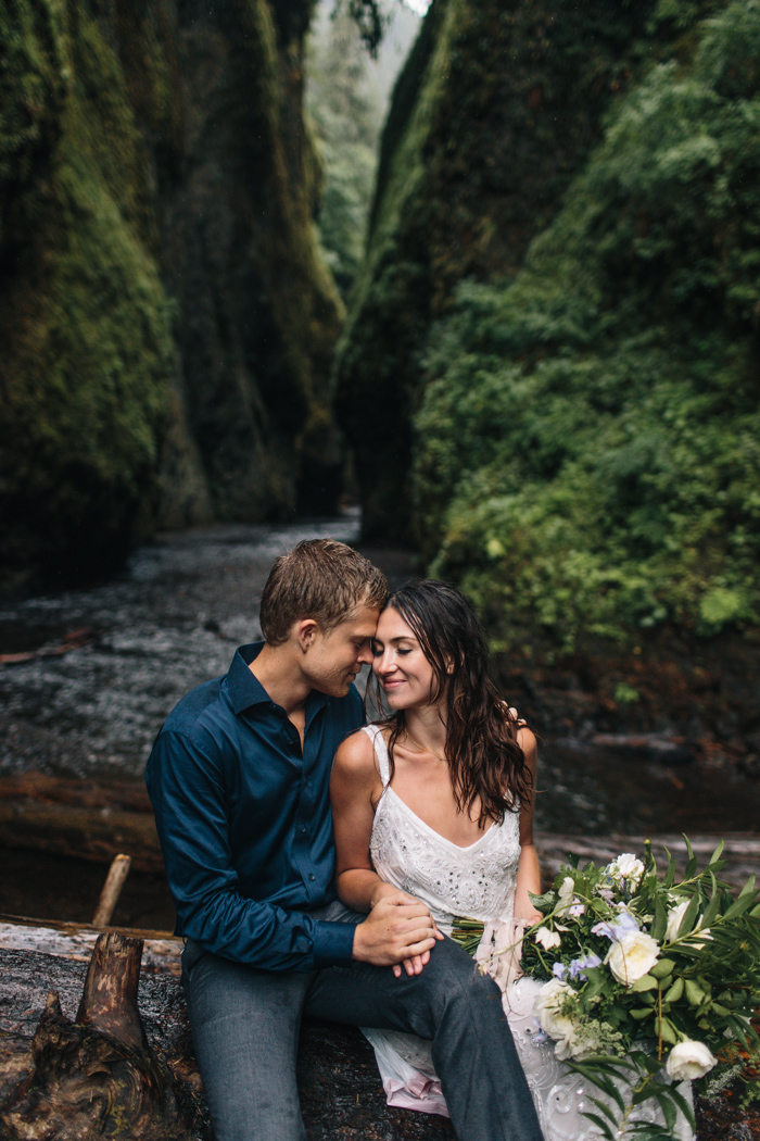 Oregon styled elopement