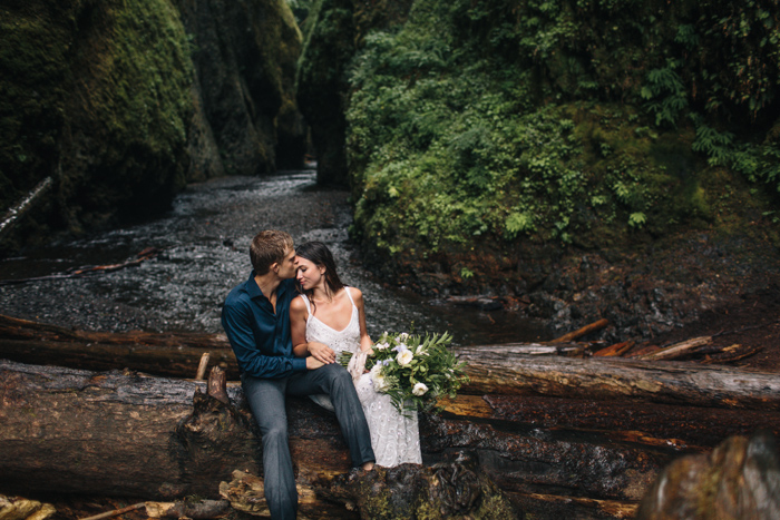 Oregon styled elopement