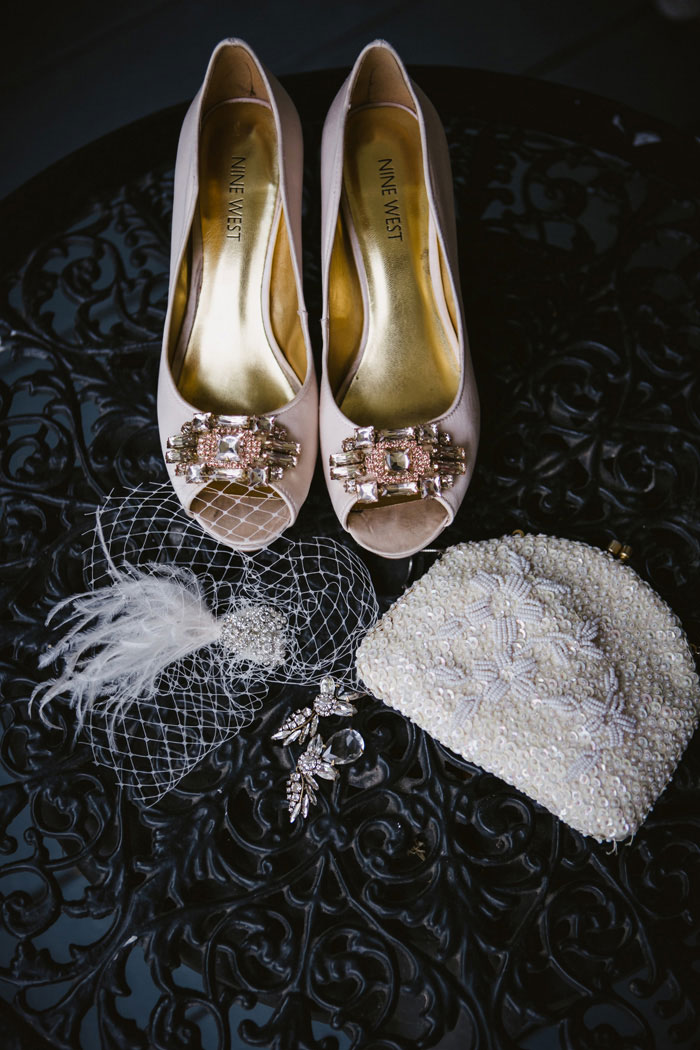 bride's wedding accessories