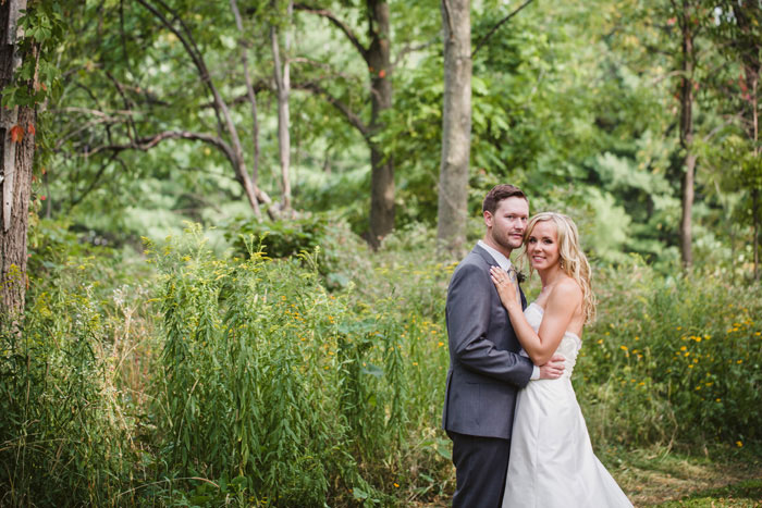 bride and groom portrait