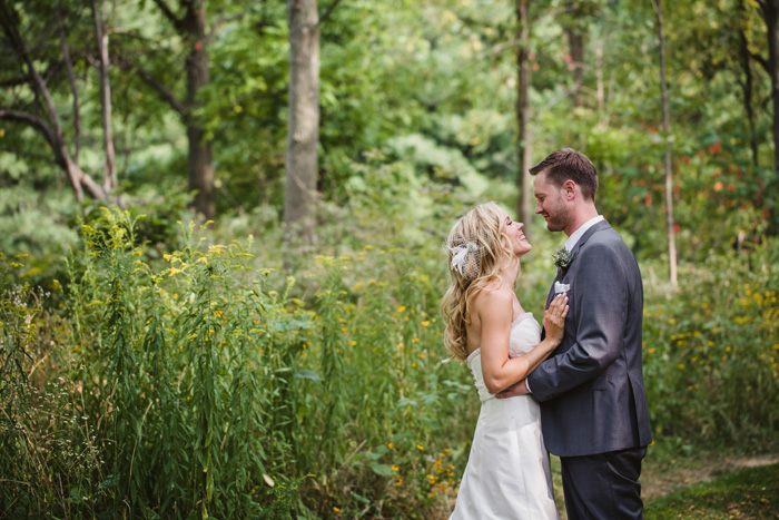 bride and groom portrait