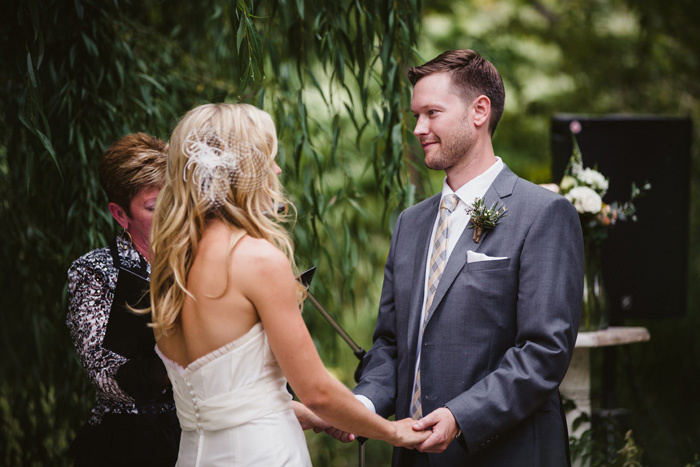 outdoor wedding ceremony